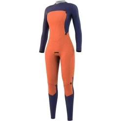 Mystic 2024 Femmes Dazzled 5/3mm Double Chest Zip Combinaison Néoprène -Série Surf 2024 femmes dazzled 53mm double chest zip combinaison neoprene 2