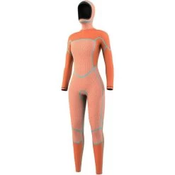 Mystic 2024 Femmes Gem 6/4/3mm Chest Zip à Capuche Combinaison Néoprène -Série Surf 2024 femmes gem 643mm chest zip a capuche combinaison neoprene 2