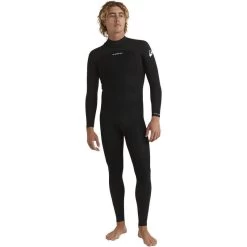 Quiksilver 2024 Hommes Prologue 5/4/3mm GBS Back Zip Combinaison Néoprène -Série Surf 2024 hommes prologue 543mm gbs back zip combinaison neoprene 5