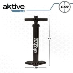 AKTIVE Gonfleur Haute Pression 30 PSI, Pour Planche De Paddle Surf, Noir -Série Surf aktive gonfleur haute pression 30 psi pour planche de paddle surf noir 4
