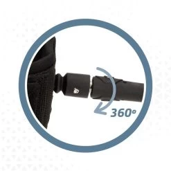 AKTIVE Leash Paddle Surf Spiral, Double Goujon Pivotant, Néoprène, 305 Cm, Noir -Série Surf aktive leash paddle surf spiral double goujon pivotant neoprene 305 cm noir 4