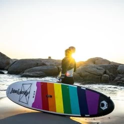 AQUAPLANET Kit Paddle Gonflable - Max Arc-en-ciel -Série Surf aquaplanet kit paddle gonflable max arc en ciel 4