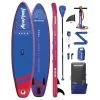 AQUAPLANET Kit Stand Up Paddle Gonflable - Pace Rouge Et Bleu -Série Surf aquaplanet kit stand up paddle gonflable pace rouge et bleu