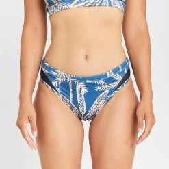 Bas De Maillot De Bain Culotte Femme - Savana Palmer Bleu 10 Bas De Maillot De Bain Culotte Femme - Savana Palmer Bleu -Série Surf bas de maillot de bain culotte femme savana palmer bleu 2