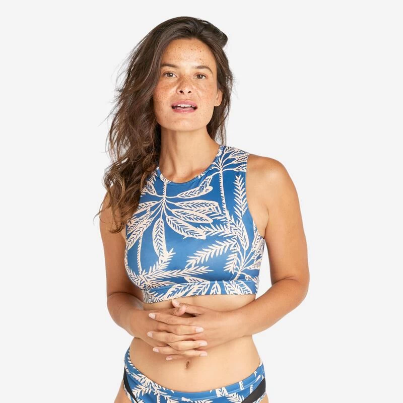 Bas De Maillot De Bain Culotte Femme - Savana Palmer Bleu 8 Bas De Maillot De Bain Culotte Femme - Savana Palmer Bleu – Image 6
