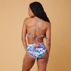 BAS DE MAILLOT DE BAIN DE SURF FEMME TAILLE HAUTE ROMI JIMA BLACK -Série Surf bas de maillot de bain de surf femme taille haute romi jima black 7