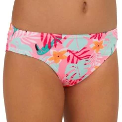 Bas De Maillot De Bain FILLETTE ROSE MADI 100 14 Bas De Maillot De Bain FILLETTE ROSE MADI 100 -Série Surf bas de maillot de bain fillette rose madi 100 5