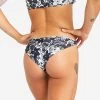 Bas De Maillot De Bain Tanga Femme - Lulu Borneo Noir -Série Surf bas de maillot de bain tanga femme lulu borneo noir