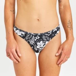 Bas De Maillot De Bain Tanga Femme - Lulu Borneo Noir -Série Surf bas de maillot de bain tanga femme lulu borneo noir 3
