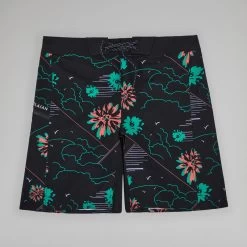 Boardshort Surf 500 19" PARADISE BLACK -Série Surf boardshort surf 500 19 paradise black 1