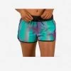 Boardshort Surf Femme TINI BLUR Avec Ceinture élastiquée Et Cordon De Serrage -Série Surf boardshort surf femme tini blur avec ceinture elastiquee et cordon de serrage