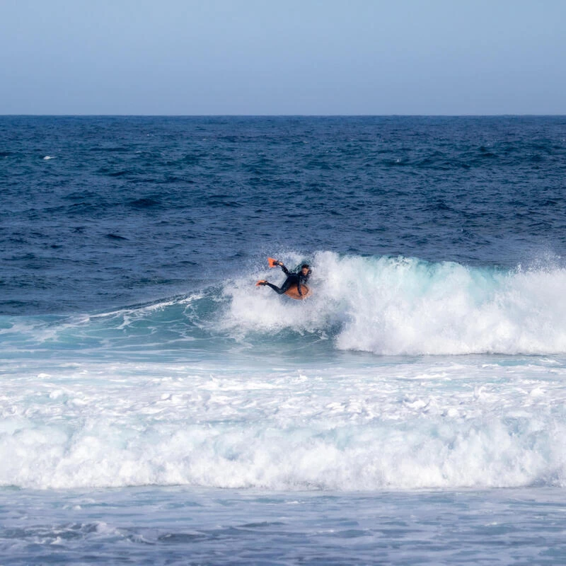 Bodyboard 500 Marron Bleu Avec Leash 4 Bodyboard 500 Marron Bleu Avec Leash – Image 2