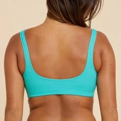 BRASSIERE AURELY TURQUOISE Avec Coques Amovibles -Série Surf brassiere aurely turquoise avec coques amovibles 3