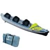 CANOE KAYAK GONFLABLE BREEZE HAUTE PRESSION 3 PLACES TAHE -Série Surf canoe kayak gonflable breeze haute pression 3 places tahe