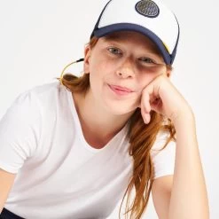 Tribord Casquette Bateau Sailing 500 Enfant Voile Ecru Bleu -Série Surf casquette bateau sailing 500 enfant voile ecru bleu 4