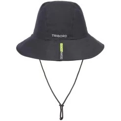 Tribord Chapeau Imperméable SAILING 900 Noir -Série Surf chapeau impermeable sailing 900 noir 3