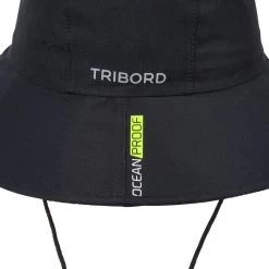Tribord Chapeau Imperméable SAILING 900 Noir -Série Surf chapeau impermeable sailing 900 noir 6