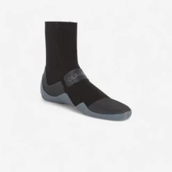 Chaussons Surf 500 Bottillons Néoprène 3 Mm Noir