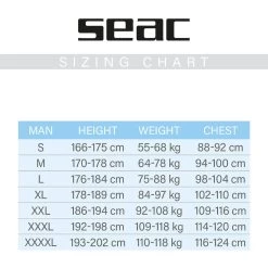 SEAC Combi Néoprène Hom SENSE 3mm 7 SEAC Combi Néoprène Hom SENSE 3mm -Série Surf combi neoprene hom sense 3mm 2