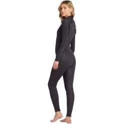 Billabong Combinaison De Surf 5/4mm Zip Dos - Noir - Launch - Femme -Série Surf combinaison de surf 54mm zip dos noir launch femme 2