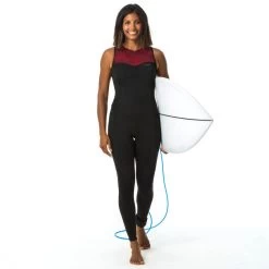 Combinaison Longjane Femme Expert Néoprène 1.5 Mm Extra Souple Sans Zip -Série Surf combinaison longjane femme expert neoprene 15 mm extra souple sans zip 7
