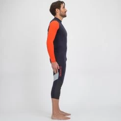 Tribord Combinaison Néoprène 1mm Anti-uv Voile Homme Dinghy 500 Bleu Noir/orange -Série Surf combinaison neoprene 1mm anti uv voile homme dinghy 500 bleu noirorange 2