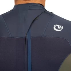 Combinaison SURF 500 Néoprène 3/2 Mm Homme Bleue Kaki -Série Surf combinaison surf 500 neoprene 32 mm homme bleue kaki 6