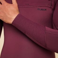 Combinaison Surf Néoprène 4/3 Mm Homme - 900 Bordeaux -Série Surf combinaison surf neoprene 43 mm homme 900 bordeaux 4