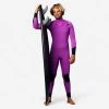 Combinaison Surf Néoprène 4/3 Mm Homme - 900 Fuchsia -Série Surf combinaison surf neoprene 43 mm homme 900 fuchsia