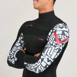 Combinaison Surf Néoprène 4/3 Mm Homme - 900 Team Rider Noir 15 Combinaison Surf Néoprène 4/3 Mm Homme - 900 Team Rider Noir -Série Surf combinaison surf neoprene 43 mm homme 900 team rider noir 3