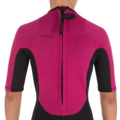 Tribord Combinaison Surf Shorty 100 Néoprène Enfant Violet 15 Tribord Combinaison Surf Shorty 100 Néoprène Enfant Violet -Série Surf combinaison surf shorty 100 neoprene enfant violet 3
