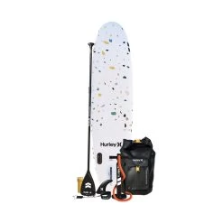 Ensemble De Planche à Pagaie Gonflable Hurley Advantage Terrazzo 10' -Série Surf ensemble de planche a pagaie gonflable hurley advantage terrazzo 10 2