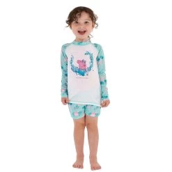 Regatta Ensemble Haut De Bain Antiirritation Enfant (Bleu Ciel / Blanc) -Série Surf ensemble haut de bain antiirritation enfant bleu ciel blanc 3