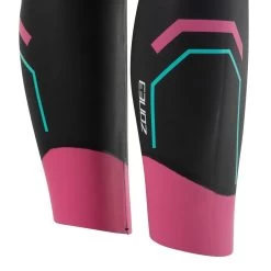 Zone3 Femmes Agile Swim Combinaison Néoprène - Black / Pink / Turquoise -Série Surf femmes agile swim combinaison neoprene black pink turquoise 6