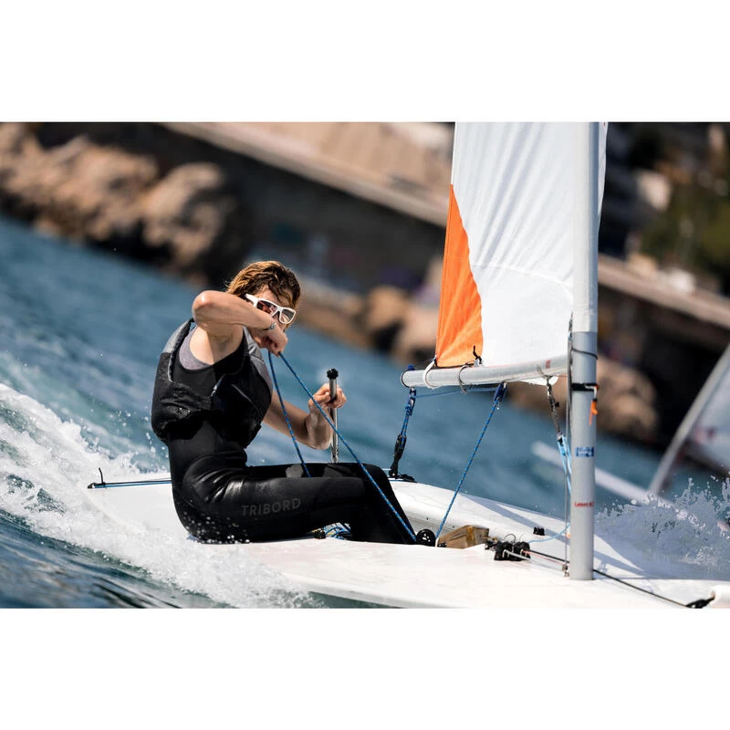 Tribord Gilet D'aide à La Flottabilité BA 50 Newtons Voile Club Noir 10 Tribord Gilet D'aide à La Flottabilité BA 50 Newtons Voile Club Noir – Image 8