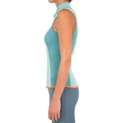 GILET NÉOPRÈNE KAYAK ET STAND UP PADDLE 500 FEMME 2 MM VERT -Série Surf gilet neoprene kayak et stand up paddle 500 femme 2 mm vert 7