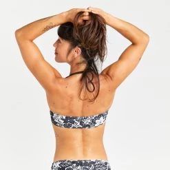 Haut De Maillot De Bain Bandeau Femme - Lori Borneo Noir -Série Surf haut de maillot de bain bandeau femme lori borneo noir 3