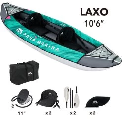 KAYAK AQUA MARINA LAXO 320 2 PERSONNES 2023 -Série Surf kayak aqua marina laxo 320 2 personnes 2023 4