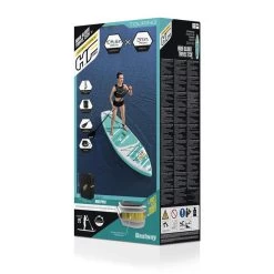Bestway Kit Paddle Sup Gonflable Aqua Glider Avec Traveltech 3,20 m 13 Bestway Kit Paddle Sup Gonflable Aqua Glider Avec Traveltech 3,20 m -Série Surf kit paddle sup gonflable aqua glider avec traveltech 320 m 5