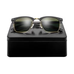 Lunettes De Soleil Fashion Acier Inox Surf Homme Et Femme Hudson Noir