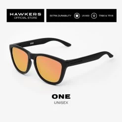 HAWKERS Lunettes De Soleil Pour Homme Et Femme ONE CARBON Black Daylight -Série Surf lunettes de soleil pour homme et femme one carbon black daylight 6