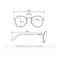 Lunettes De Soleil Rondes Acier Inox Surf Homme Et Femme The Tube Noir -Série Surf lunettes de soleil rondes acier inox surf homme et femme the tube noir 3