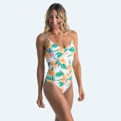 Maillot De Bain 1 Pièce Femme ROXY HAWAI Blanc