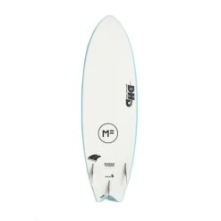 MF X DHD Twin 5’4 Softboard- Blue -Série Surf mf x dhd twin 54 softboard blue 1