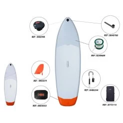 Pack De Stand Up Paddle Gonflable (10'/35"/6") - 1 Ou 2 Personnes Jusqu'à 130kg -Série Surf pack de stand up paddle gonflable 10356 1 ou 2 personnes jusqua 130kg 4