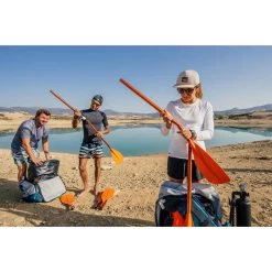 Pagaie De Kayak/packraft Symétrique Démontable Réglable 4 Parties 205-2015cm -Série Surf pagaie de kayakpackraft symetrique demontable reglable 4 parties 205 2015cm 1