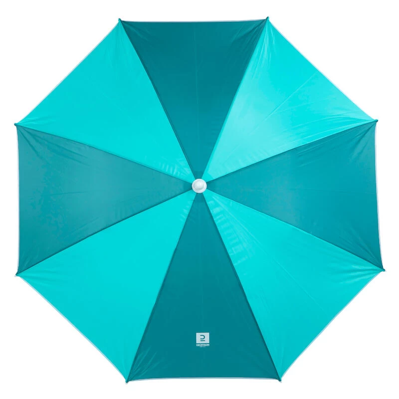 Decathlon PARASOL DE PLAGE PARUV 160 UPF 50+ 2 PLACES - Bleu Vert 5 Decathlon PARASOL DE PLAGE PARUV 160 UPF 50+ 2 PLACES - Bleu Vert – Image 3