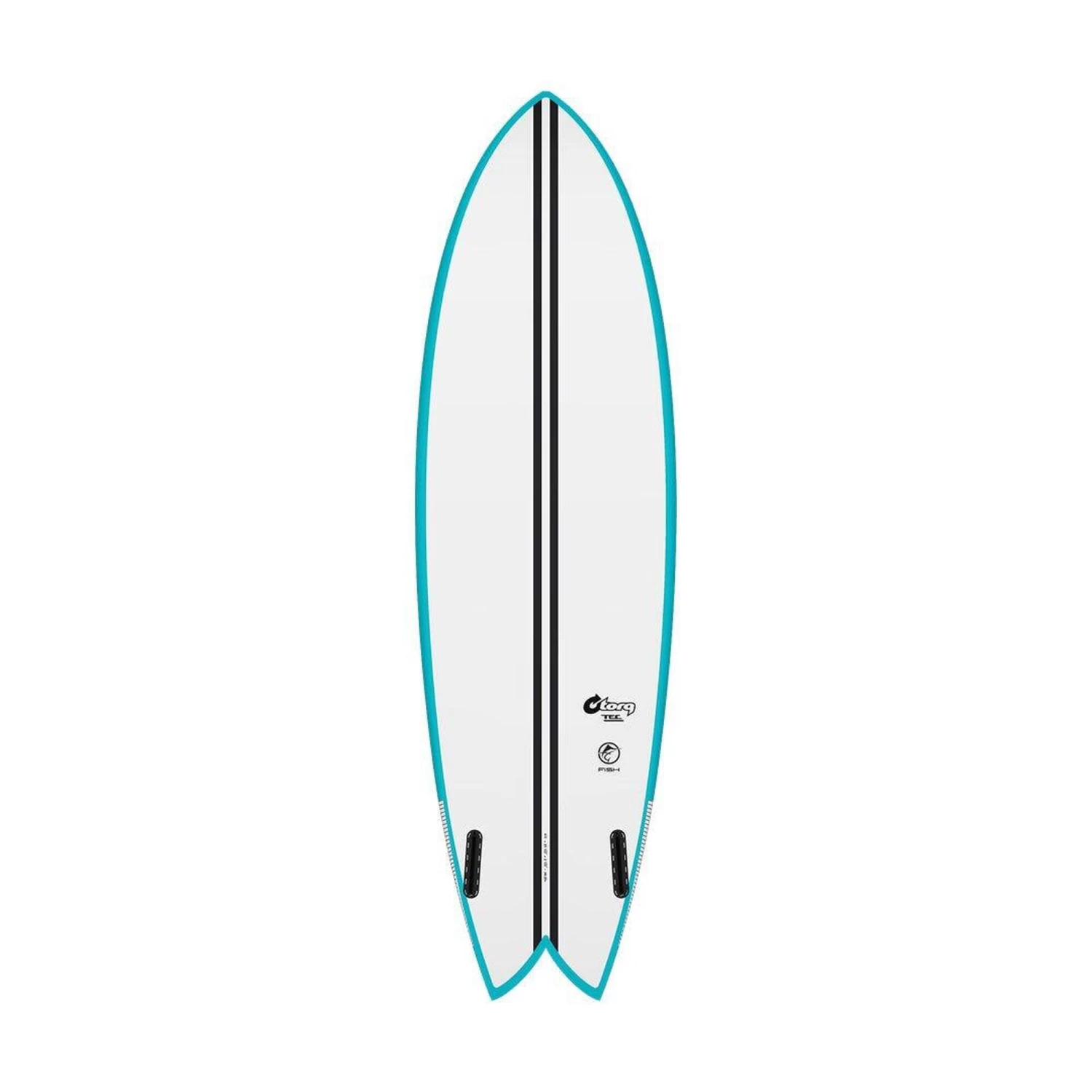 Torq Planche De Surf Fish TEC Teal/White 6'10 4 Torq Planche De Surf Fish TEC Teal/White 6'10 – Image 2