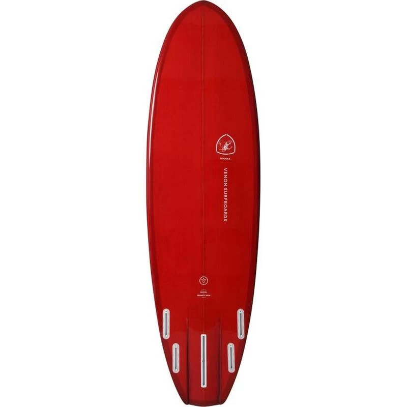 Planche De Surf QUOKKA Hybrid 5Fins Double Layer Wine 6'4" 5 Planche De Surf QUOKKA Hybrid 5Fins Double Layer Wine 6'4" – Image 3