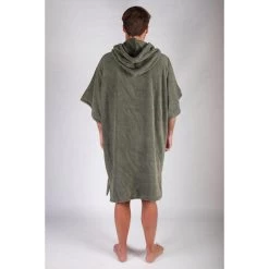 Poncho De Surf Vert | 100% Coton | Taille Unique | Unisexe | Avec Manches -Série Surf poncho de surf vert 100 coton taille unique unisexe avec manches 1